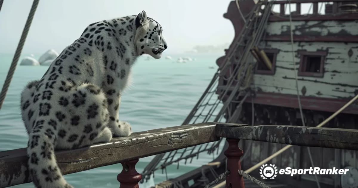 Odemkněte mazlíčka sněžného leoparda ve hře Skull and Bones: Vytoužený společník pro vaše dobrodružství